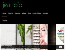 Tablet Screenshot of jeanbio.com